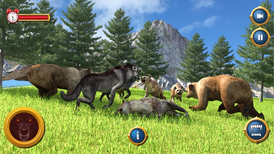 狼模拟器野狼狩猎截图2